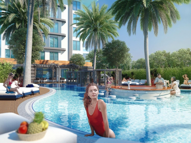 New complex on the seaside of Alanya
