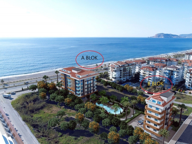 New complex on the seaside of Alanya