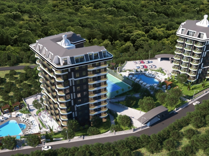 New building in Demirtas from a strong developer in Alanya